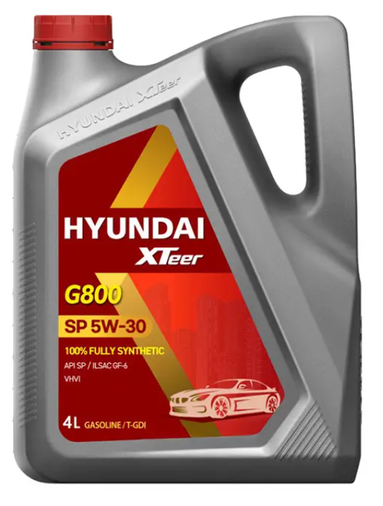 Envase de aceite HYUNDAI HYUNDAI ACEITE G800 5W30 FULL SINTETICO - GL 4LT grado 5W30 - Lubricentro Piloto